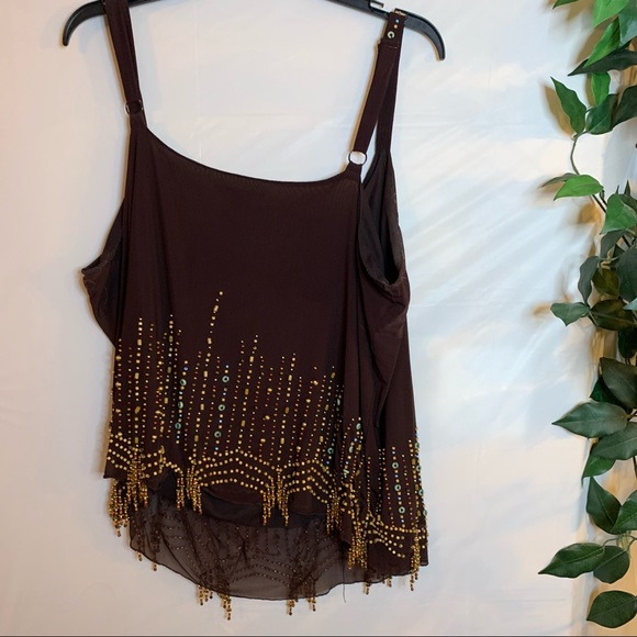 E by ECI Woman beaded Camisole - Picture 3 of 6